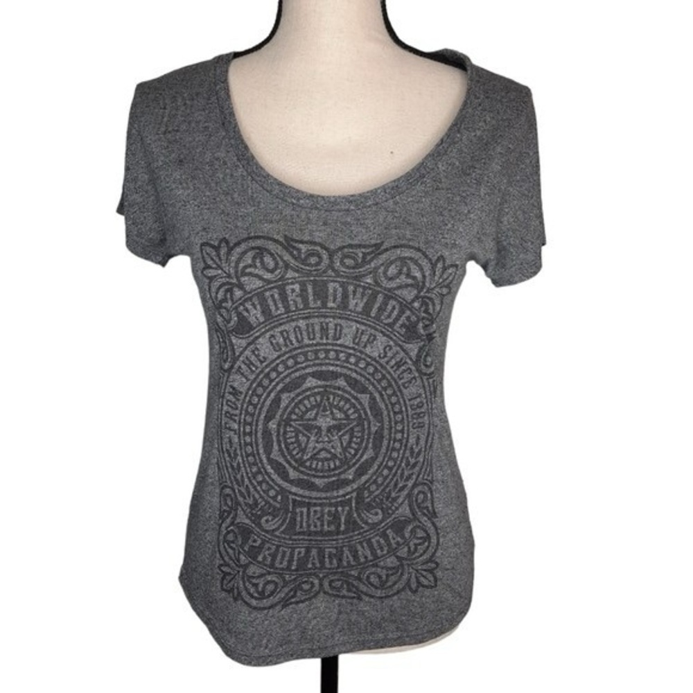 Obey‎ Gray Graphic Tee